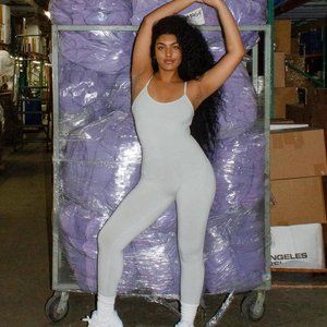 American Apparel Light Eucalyptus Green Jumpsuit
